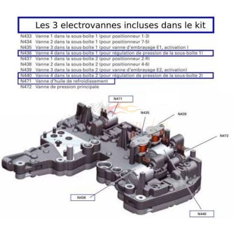 Mechatronic Repair Kit Dsg Box B S Tronic Dl Q