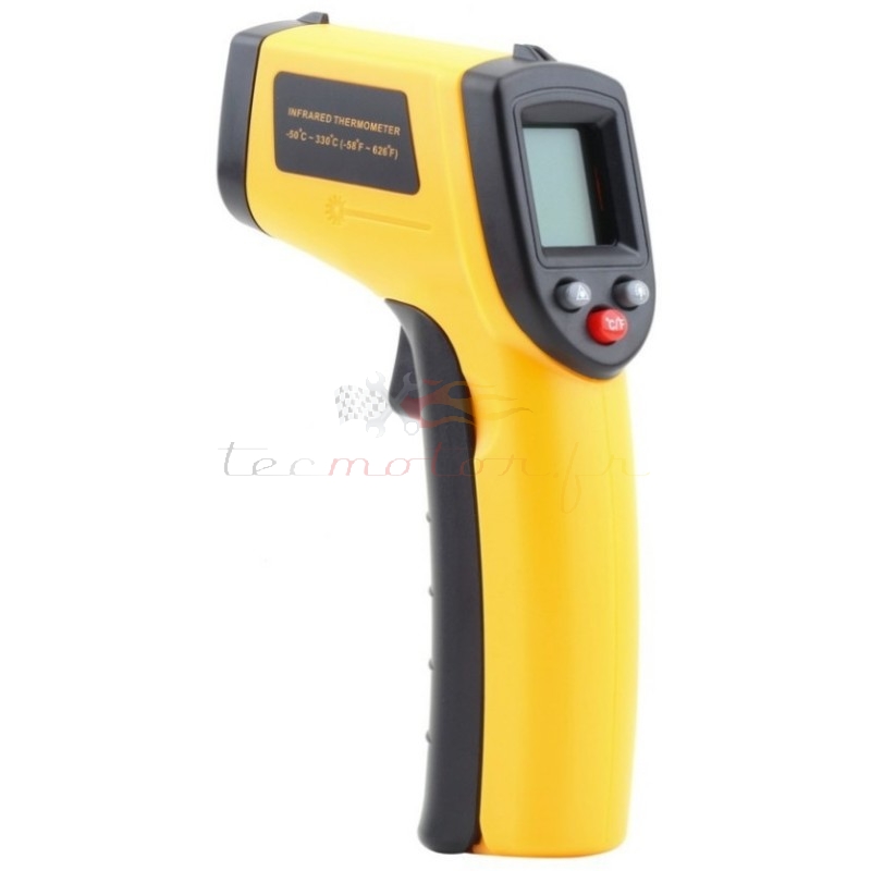 Laser sighted infrared thermometer