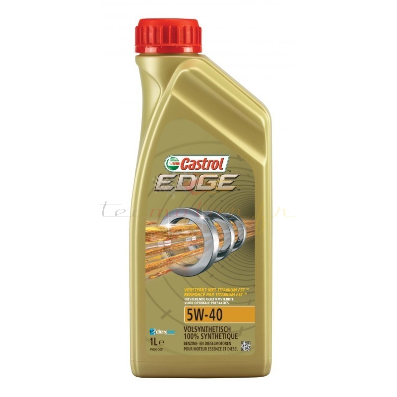 Ancien bidon Castrol Edge 5W-40 Titanium FST bidon 1L