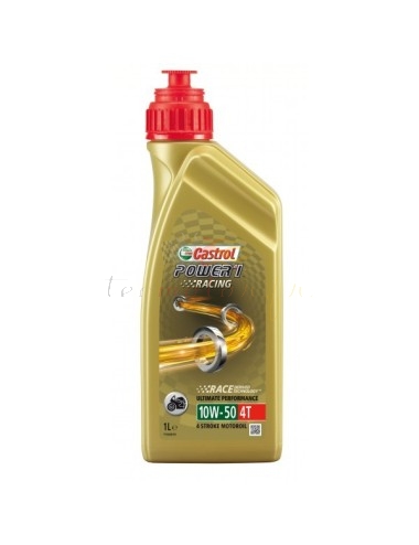 Óleo moto 4T CASTROL Power 1 Racing 4T 10w50 lata 1L