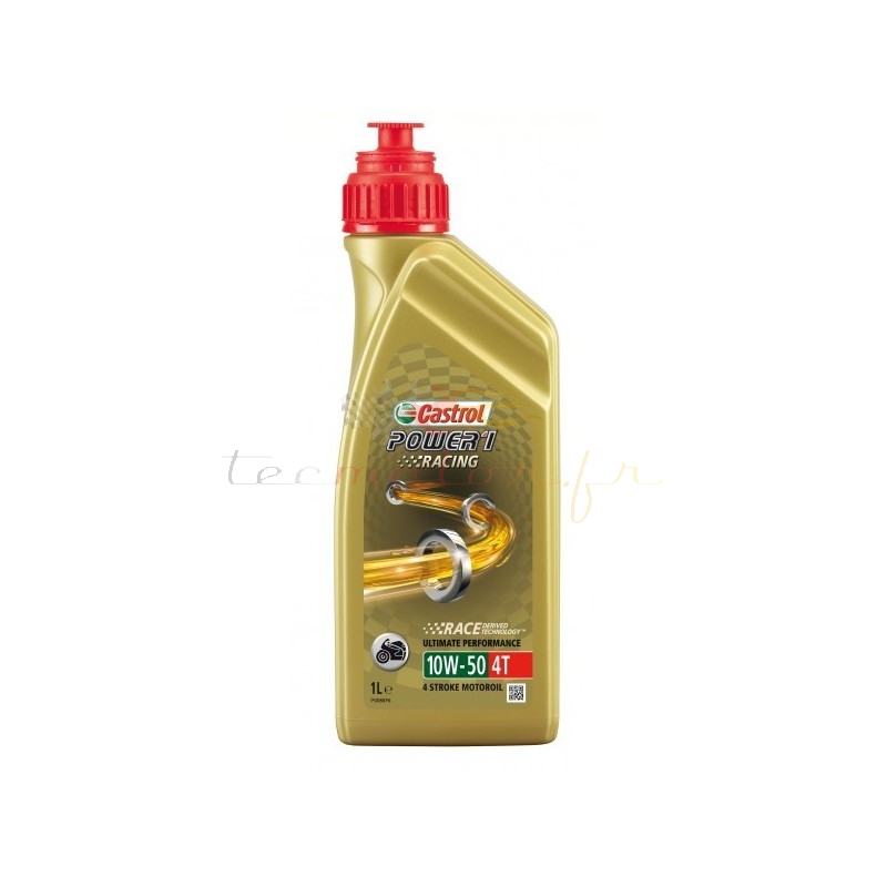 Óleo moto 4T CASTROL Power 1 Racing 4T 10w50 lata 1L