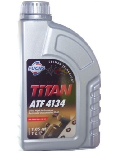 Lata vieja de aceite Fuchs Titan ATF 4134 para caja de cambios automática Mercedes