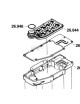 Joint de crépine pour boite ZF 4HP14 Renault, PSA, Daewoo, Rover