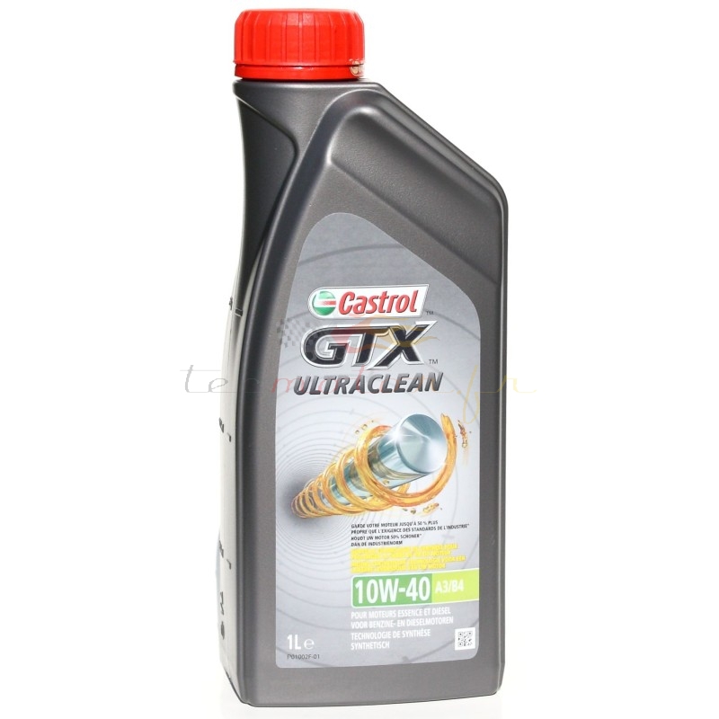 Huile Motor CASTROL GTX Ultraclean 10w-40 A3/B4