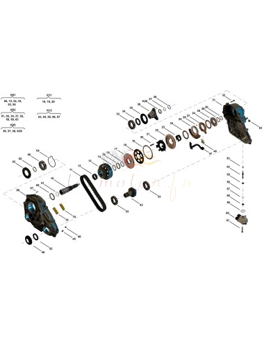 Xdrive ATC45L transfer case repair kit