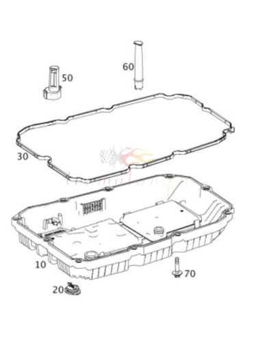 Kit vidange d'origine Mercedes pour boite 9 G-Tronic  Classe-C, ML, GL, SLK, S