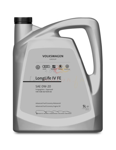 Aceite original VW Audi 0w20 LL IV 508.00/509.00 latas de 5L o 1L