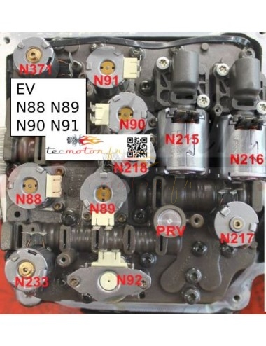 DSG 6 gear change solenoid valve DQ250-02E