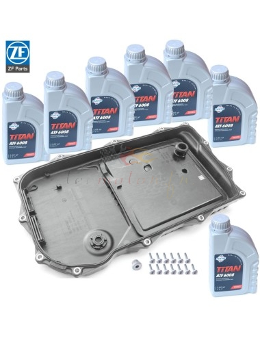 ZF Fuchs oil change kit for ZF 8HP45-70 automatic transmission plastic housing