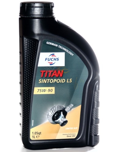 Aceite para ejes y cajas de cambios autoblocantes Fuchs Titan Syntopoid 75w-90