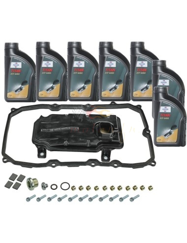 Kit olio completo guarnizione filtro vite magneti BVA 8 Audi Porsche VW 0C8-TR80SD Fuchs titanio 6400