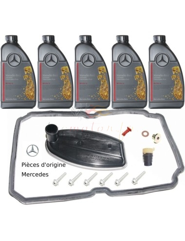 Kit de troca de óleo e peças originais da caixa de câmbio Mercedes 5 velocidades Fuchs 4134