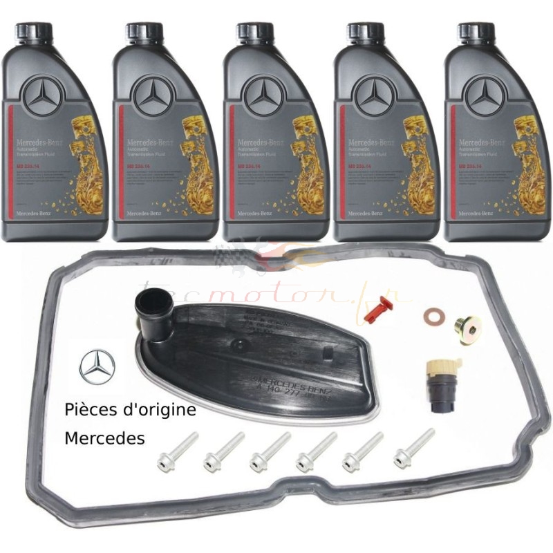 Kit de troca de óleo e peças originais da caixa de câmbio Mercedes 5 velocidades Fuchs 4134