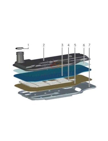 Mercedes V-Pore ®97 filter medium 7G-Tronic 2° series filter