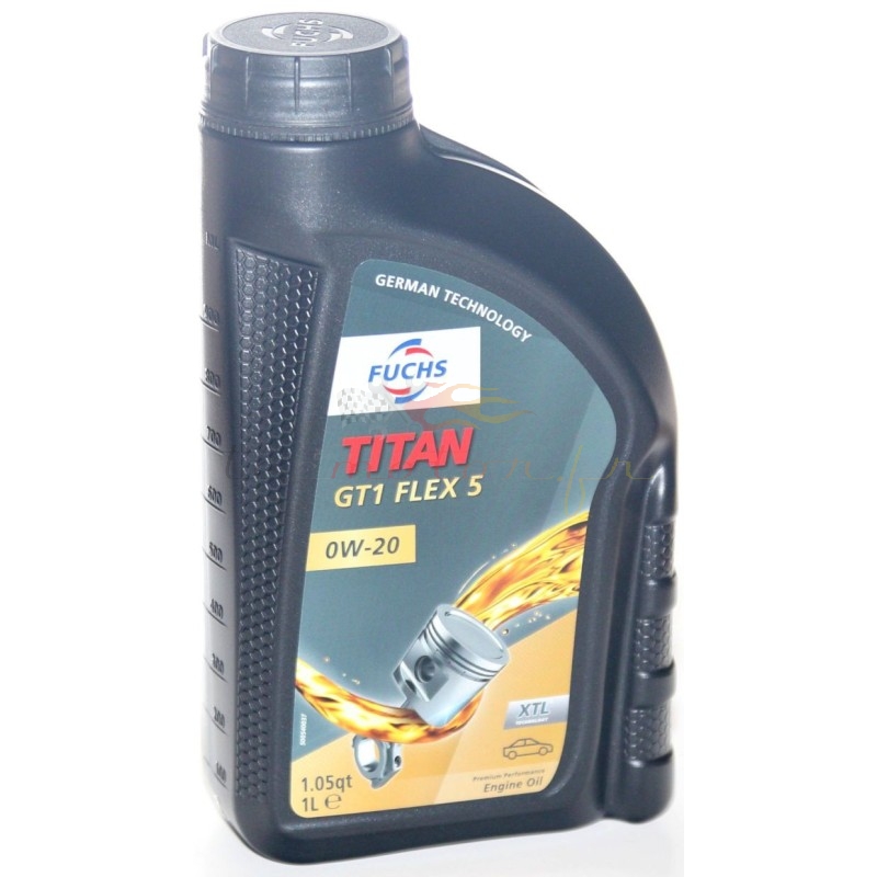 Fuchs Titan GT1 Flex 5 0W20 ACEA C5 bidón 1L