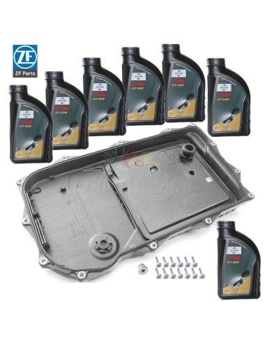 ZF Fuchs oil change kit for ZF 8HP45-70 automatic transmission plastic housing