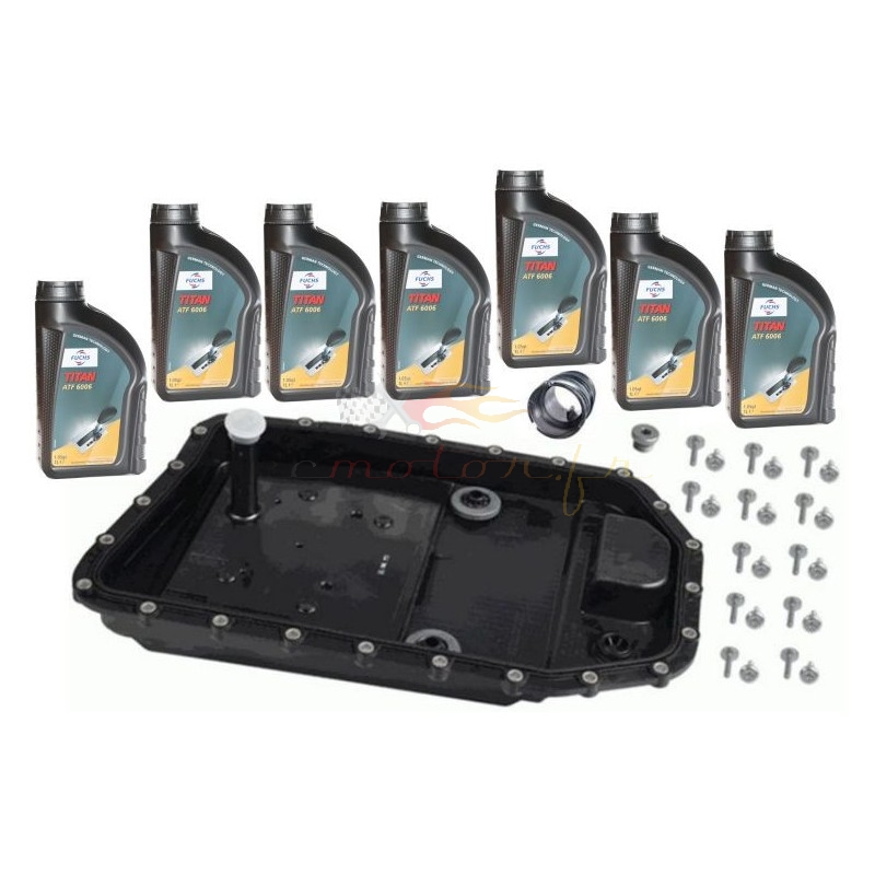 ZF oil change kit for ZF 6HP19, 6HP19 X, 6HP21, 6HP21 X automatic transmission Fuchs 6006 oil