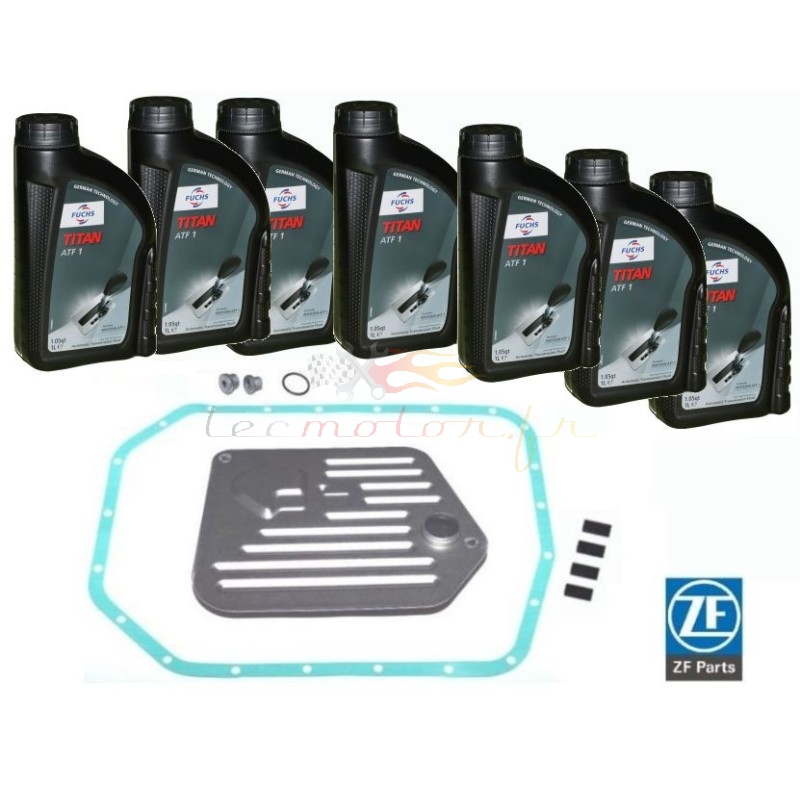 Kit cambio de aceite ZF para caja automática ZF 5HP24 con aceite ATF1 Fuchs Pentosin