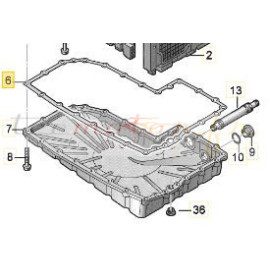 Joint plat boite DSG 0CK DL382