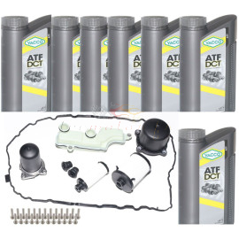 Kit de troca de óleo da caixa de velocidades DSG 7 DL382-0CK Audi A4, A5, A6, A7, Q5 Audi peças óleo Yacco