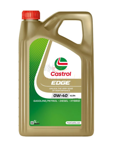 Aceite de motor para coche CASTROL Edge 0W40 Titanio