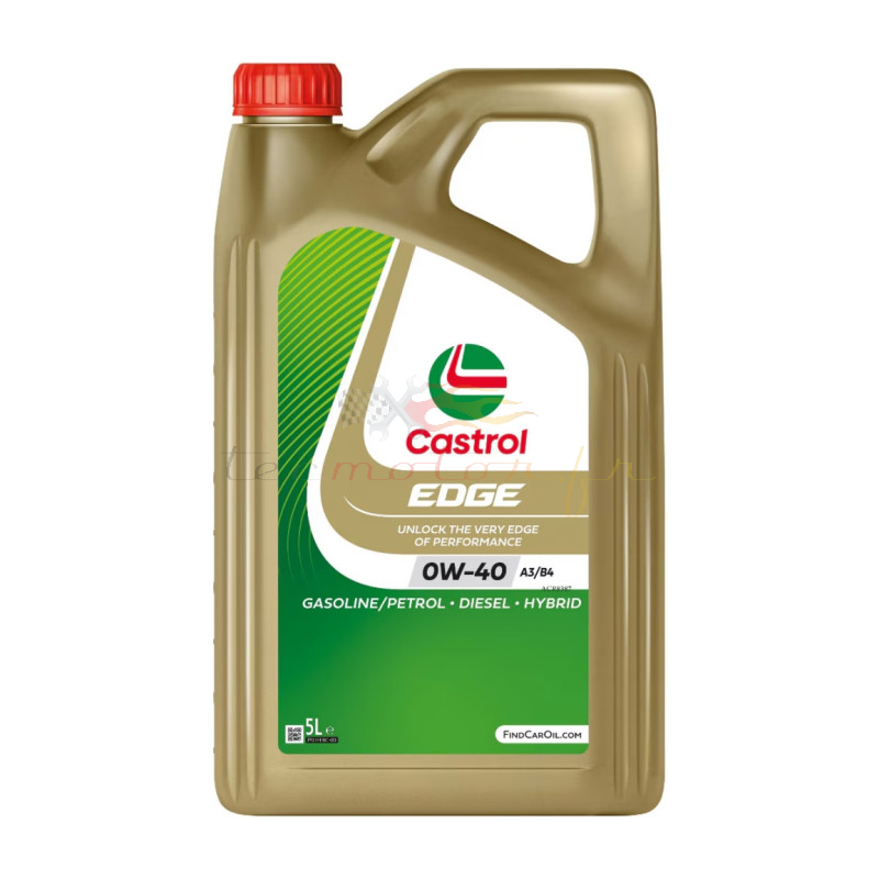 Aceite de motor para coche CASTROL Edge 0W40 Titanio