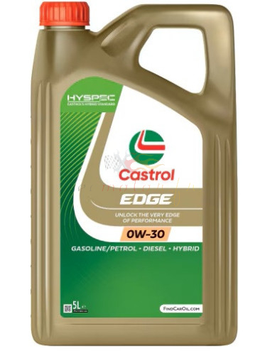 Bidones CASTROL Edge 0w30 (ex Titanium FST) 5L