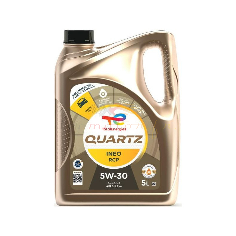 Olio motore Quartz Ineo RCP 5W-30 PSA