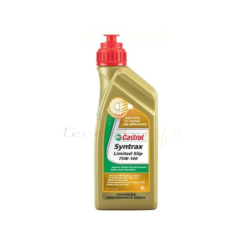 Huile pont auto-bloquant Castrol Syntrax Limited Slip 75W-140 (ancien Bidon 1L)