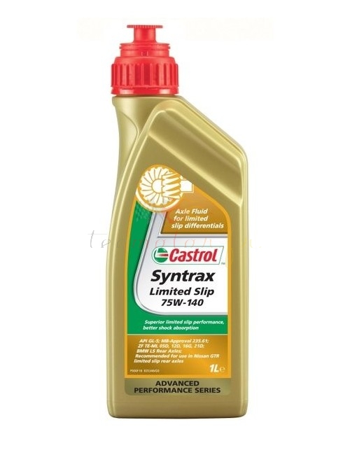 Huile pont auto-bloquant Castrol Syntrax Limited Slip 75W-140 (antigo Bidon 1L)