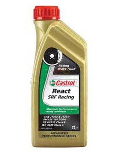 Líquido de frenos de competición Castrol React SRF Racing