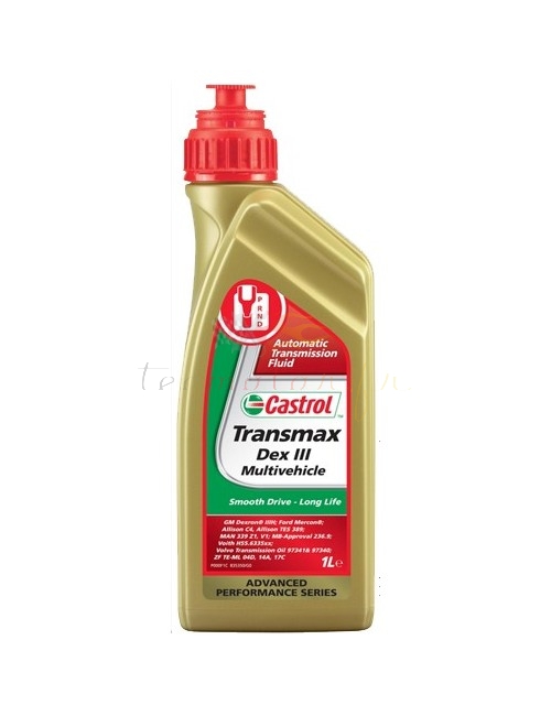 Castrol Transmax DX III Multivehicle automatic transmission oil 1L can